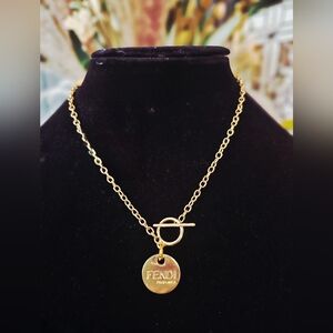 FENDI Zipper Pull/ Necklace.